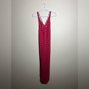 Vintage 90’s Victoria’s Secret Pink Floral Sheer Dress